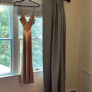 Silk Champagne dress